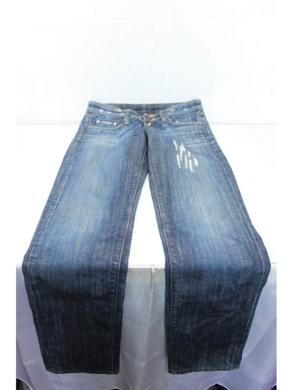 Vintage Vigoss Studio Women's Jeans Angelina Skinny Stretch Distressed 28 x 33